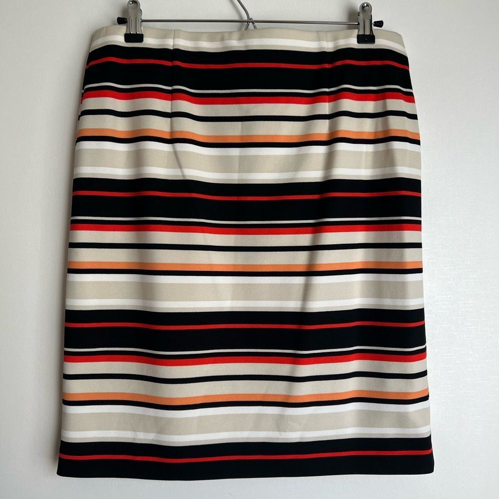 Nine West Striped Pencil Skirt - Picture 2 of 5